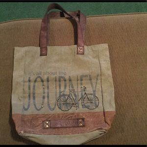 Mona B up-cycled tote